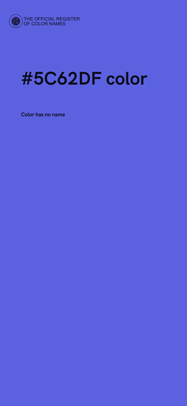 #5C62DF color image