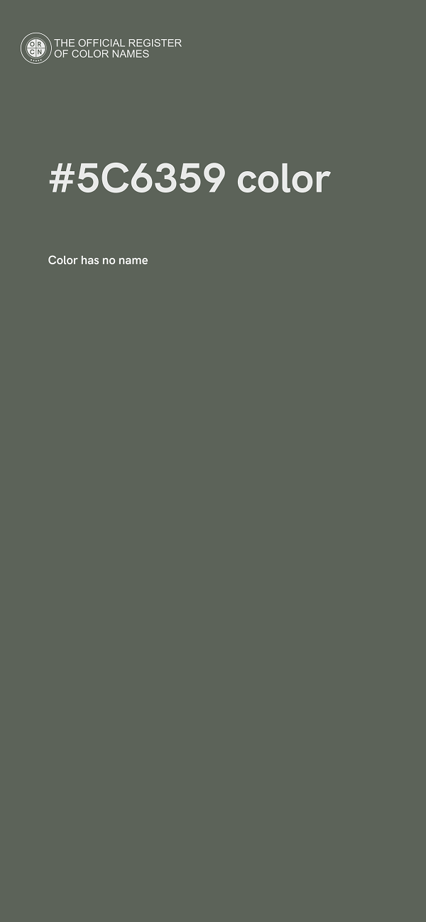 #5C6359 color image