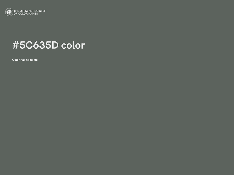 #5C635D color image