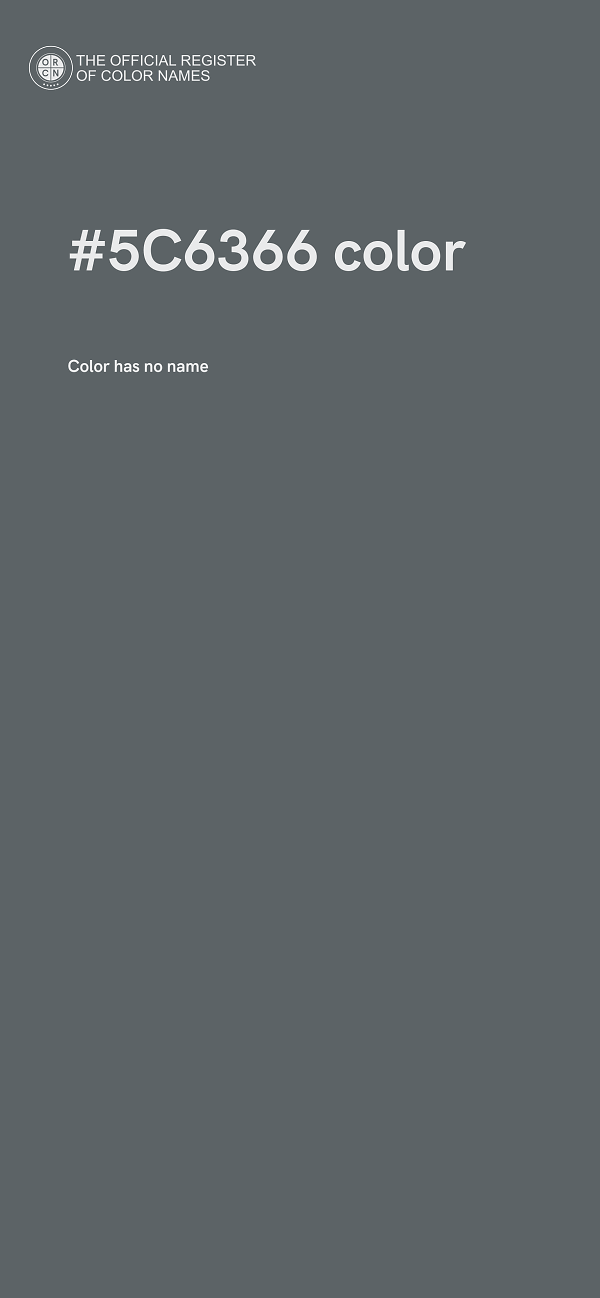 #5C6366 color image