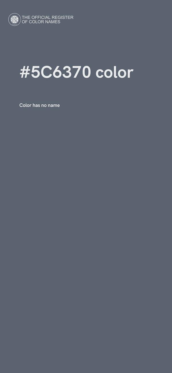 #5C6370 color image