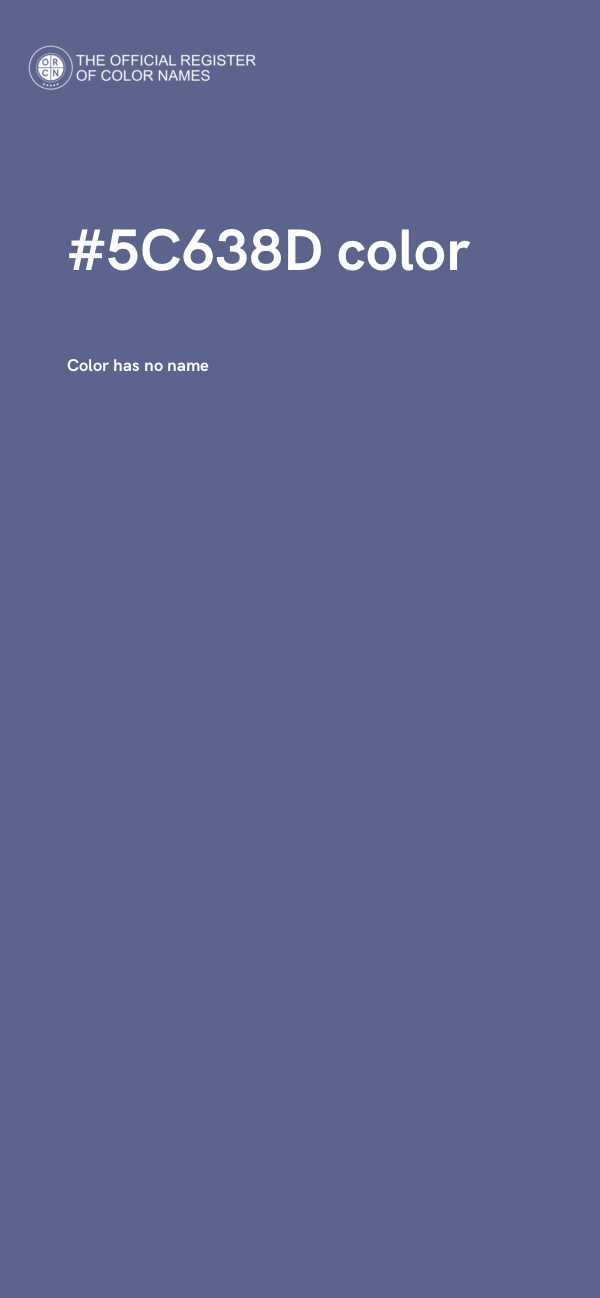 #5C638D color image