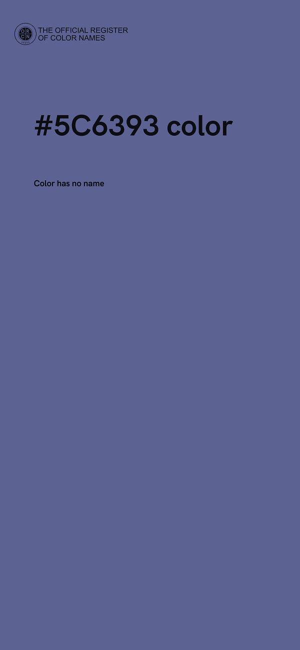 #5C6393 color image