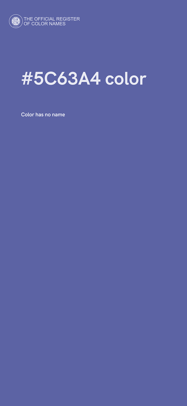 #5C63A4 color image