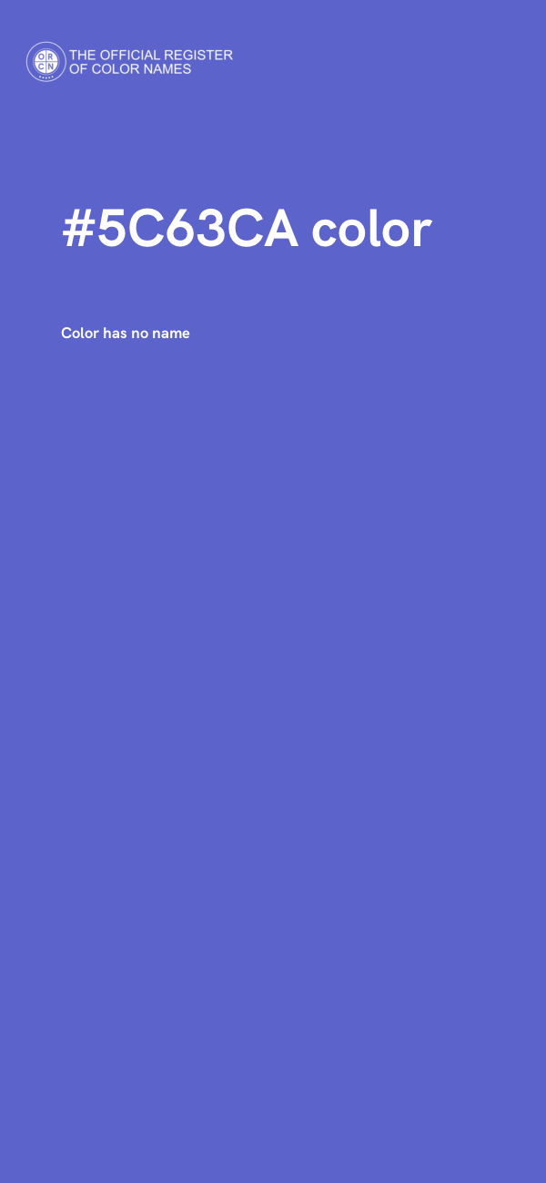 #5C63CA color image