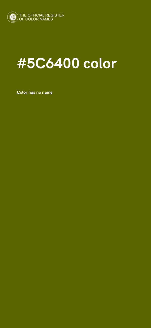 #5C6400 color image
