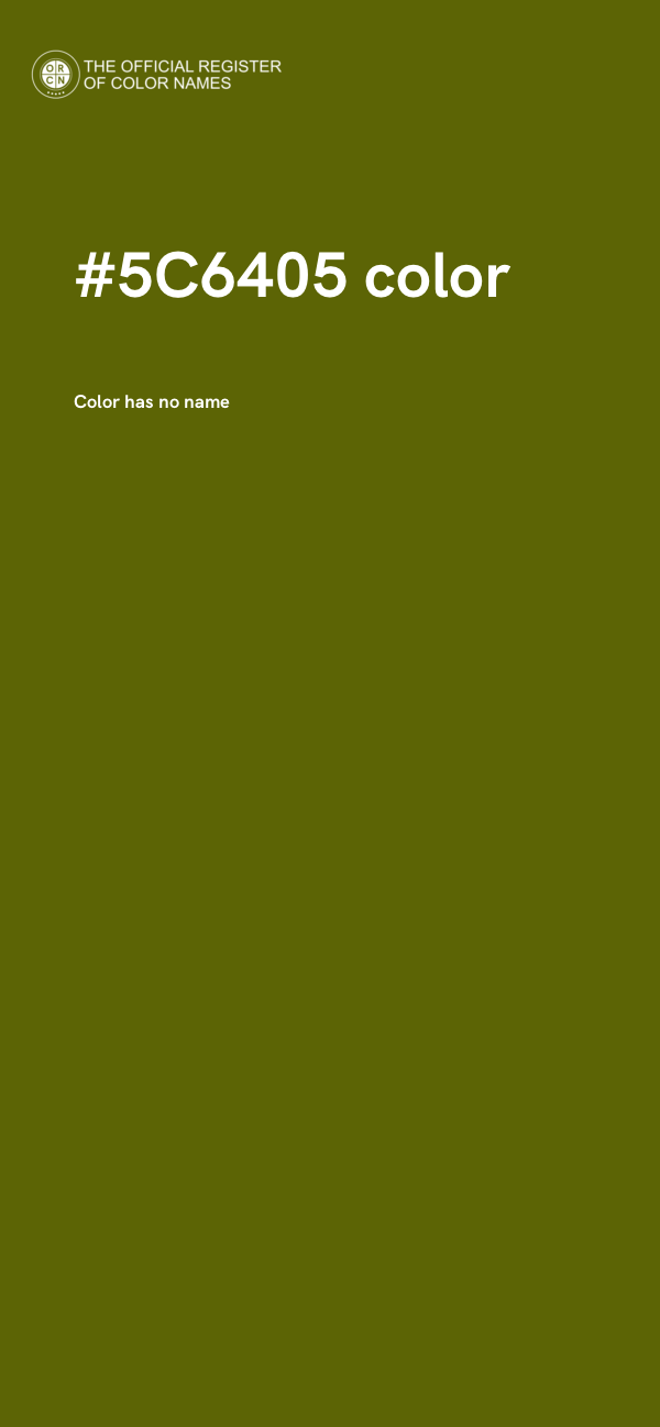 #5C6405 color image