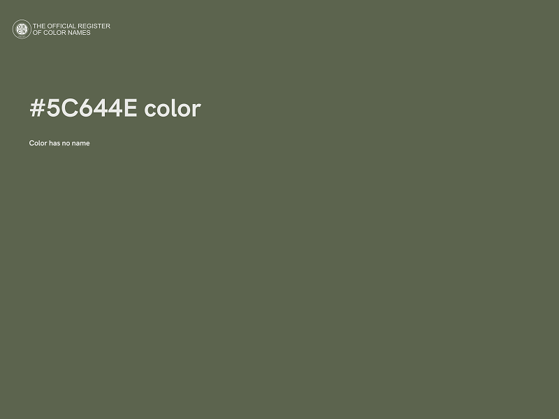 #5C644E color image