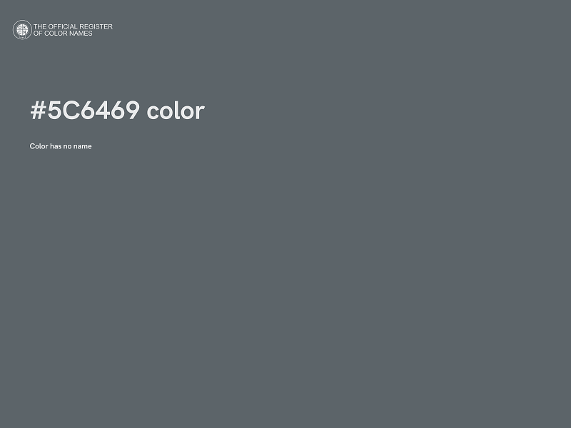 #5C6469 color image