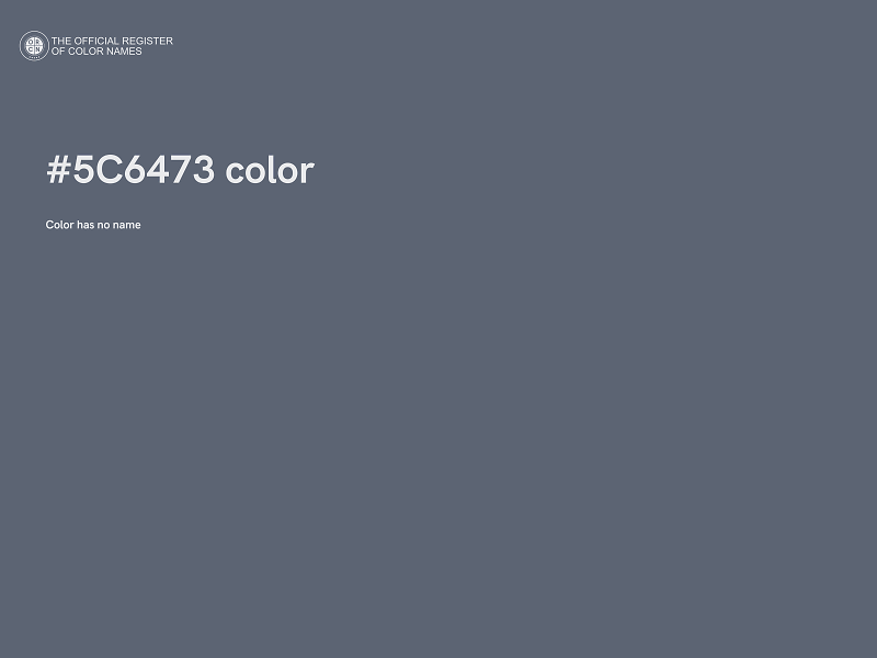 #5C6473 color image