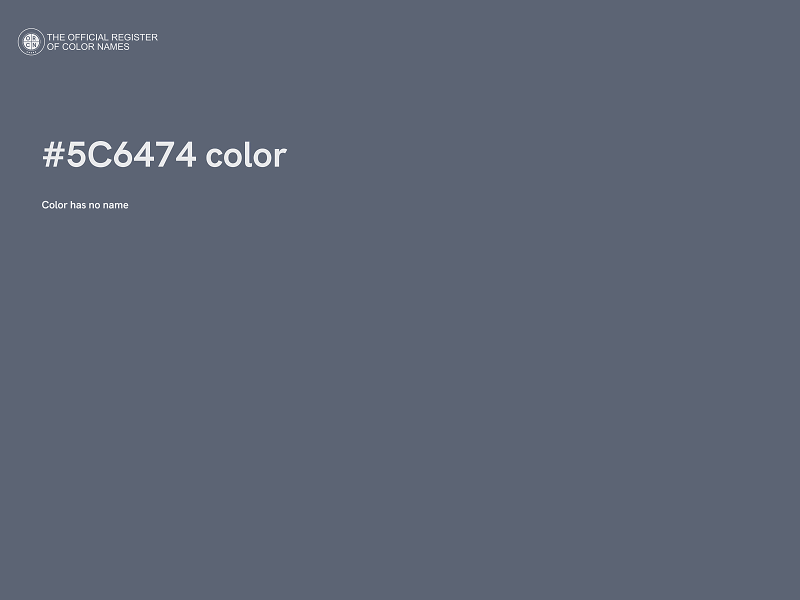 #5C6474 color image