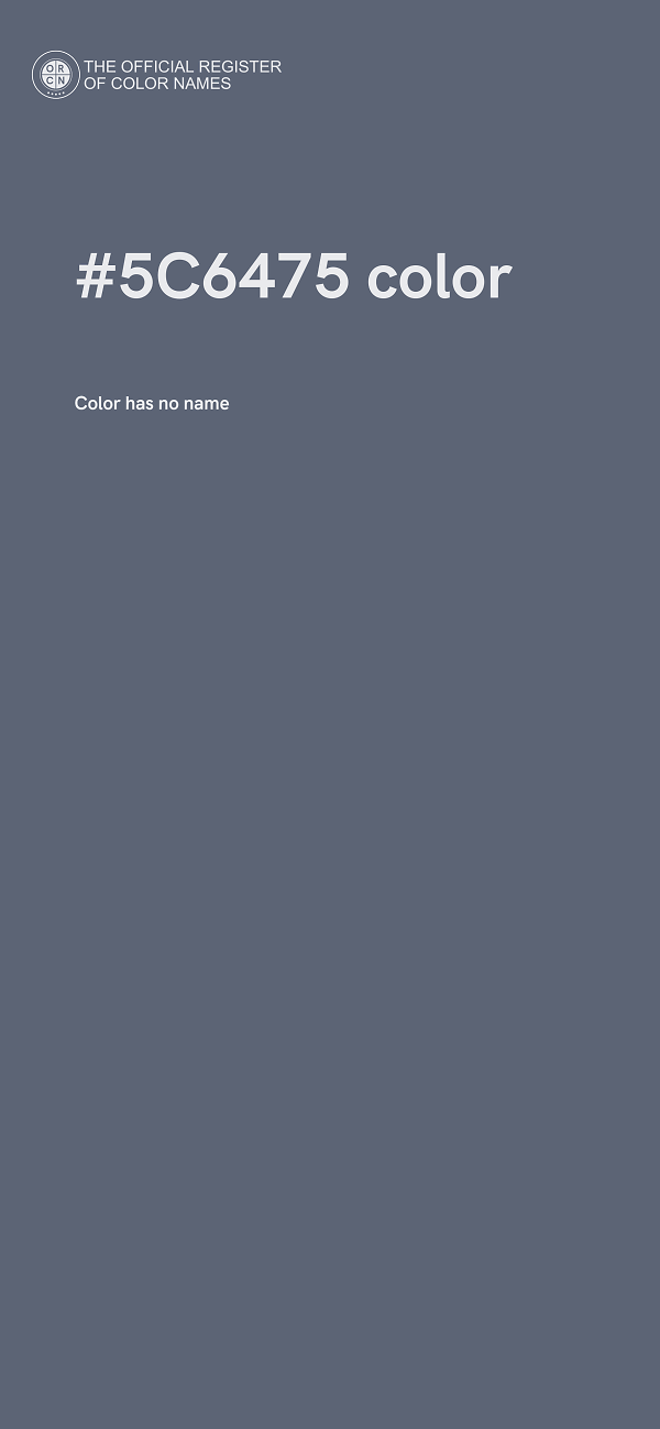 #5C6475 color image