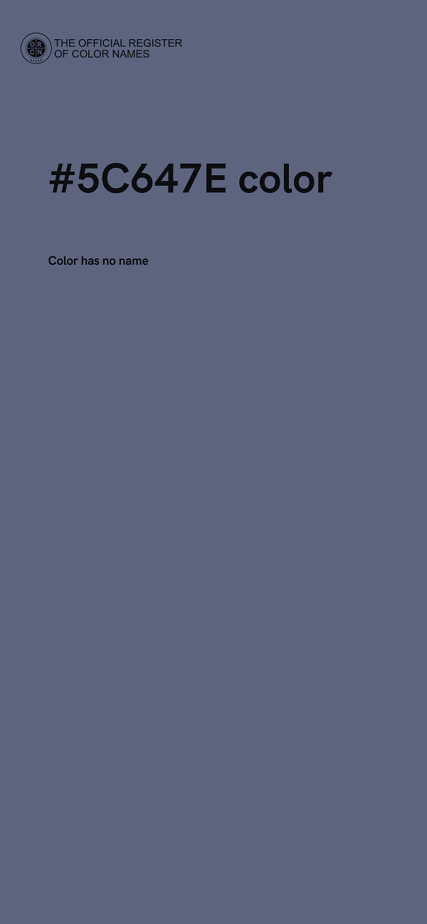 #5C647E color image
