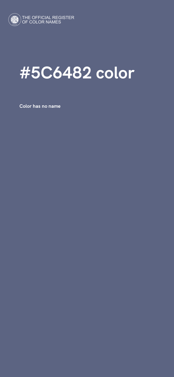 #5C6482 color image