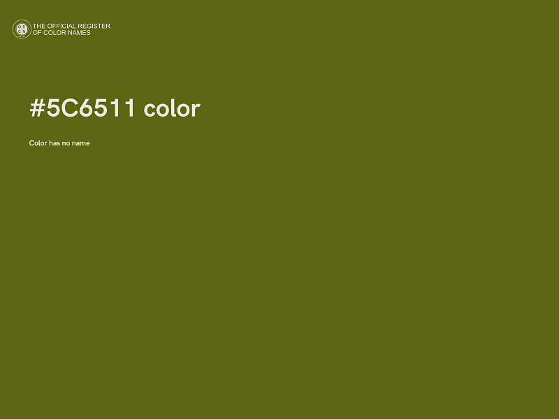 #5C6511 color image