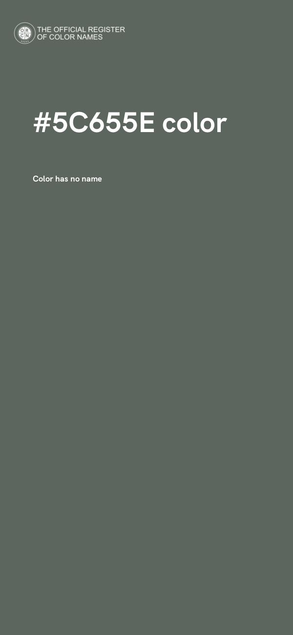 #5C655E color image