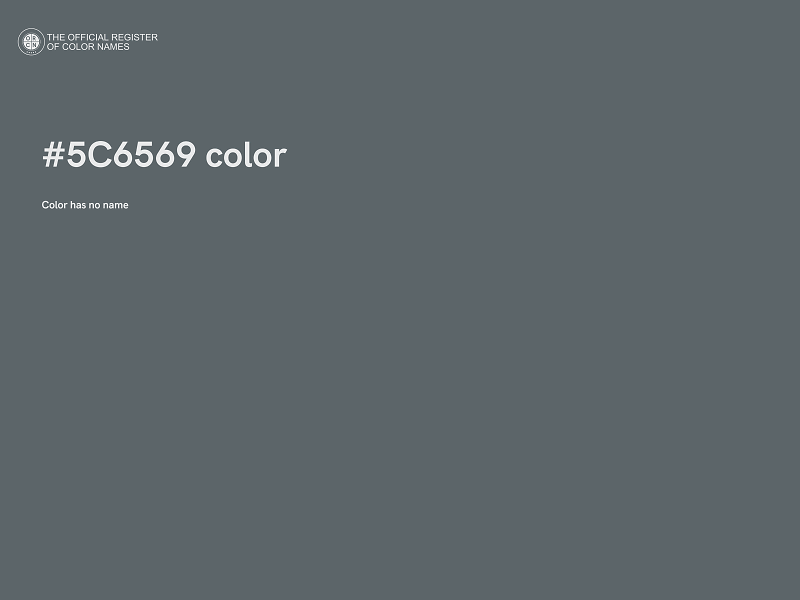 #5C6569 color image