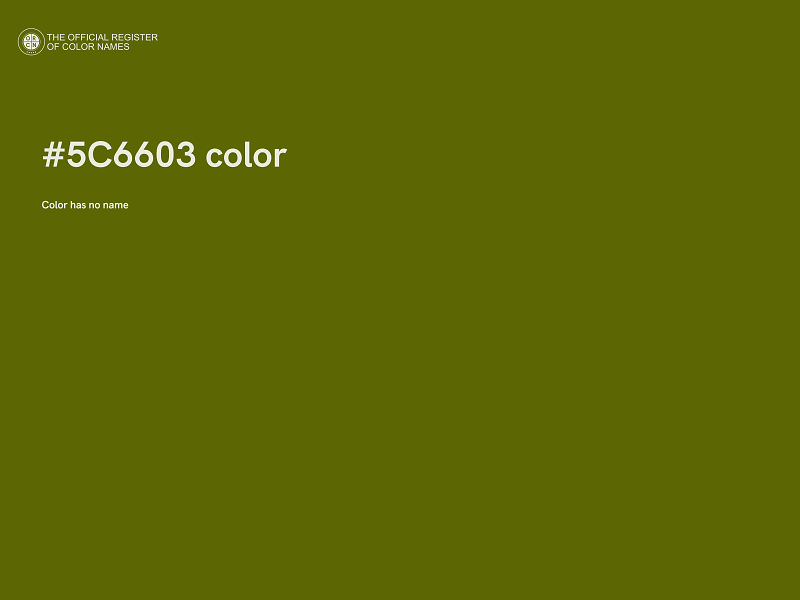#5C6603 color image