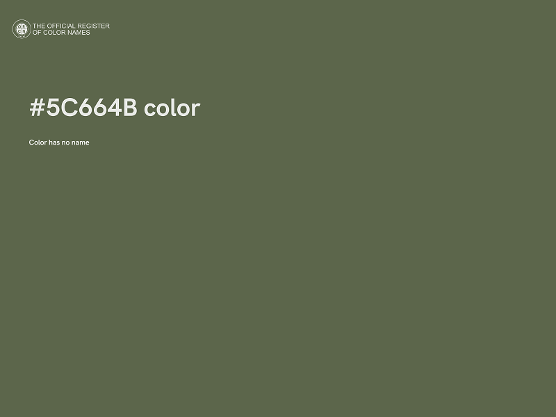 #5C664B color image