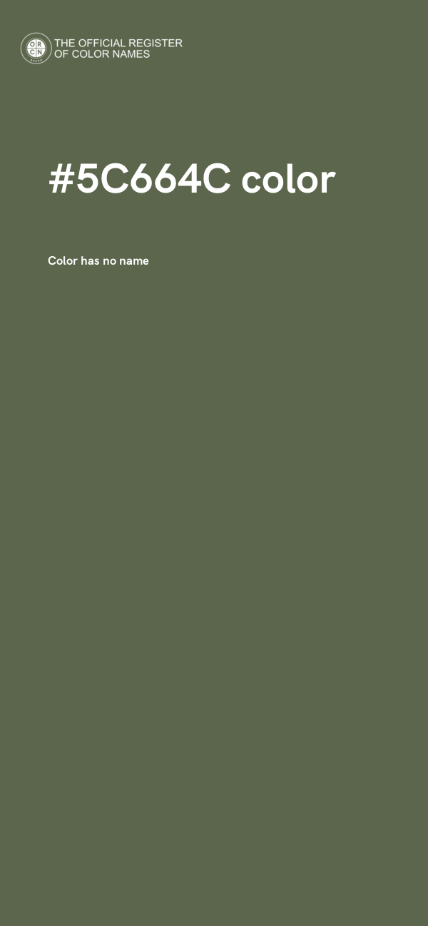 #5C664C color image