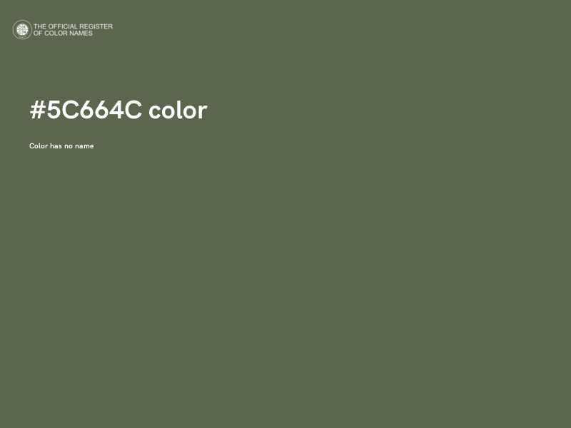 #5C664C color image
