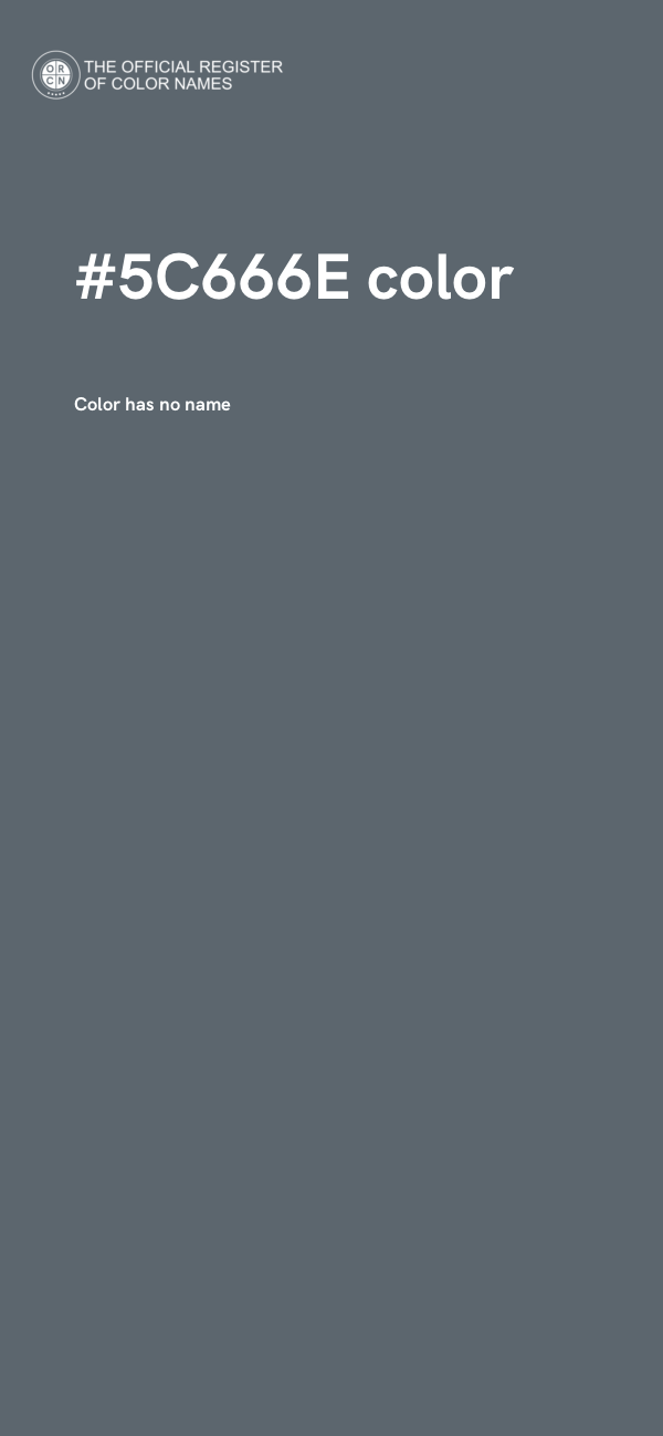 #5C666E color image