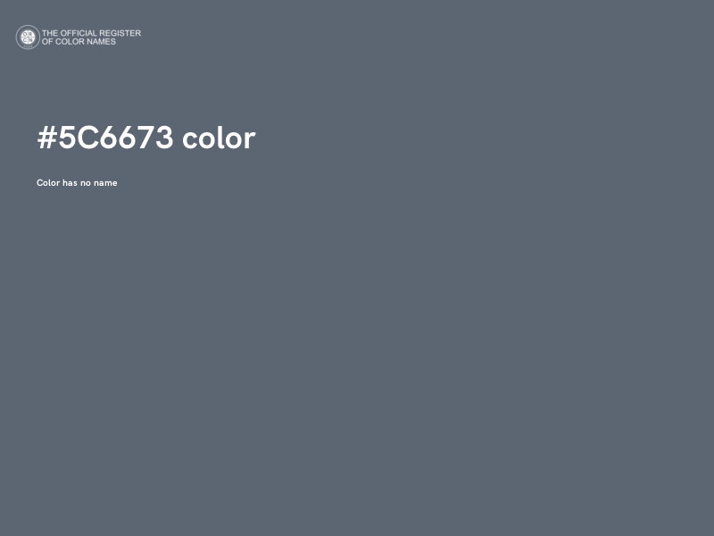 #5C6673 color image