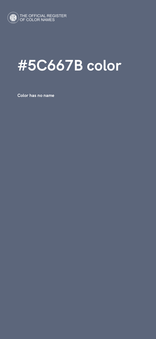 #5C667B color image