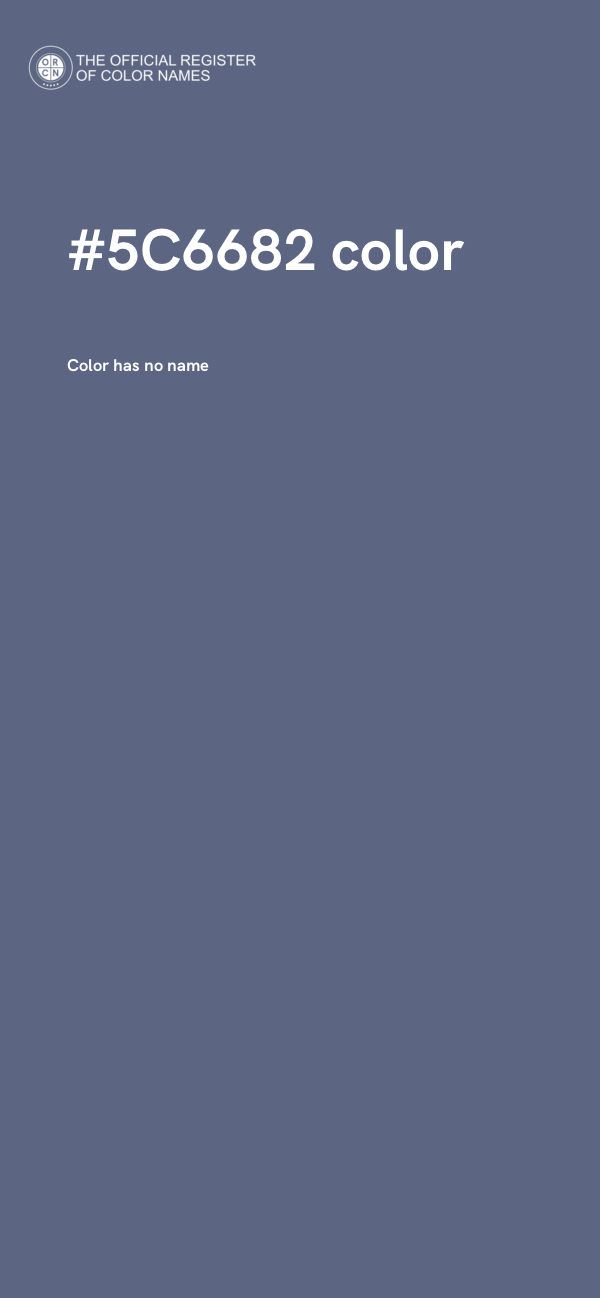 #5C6682 color image
