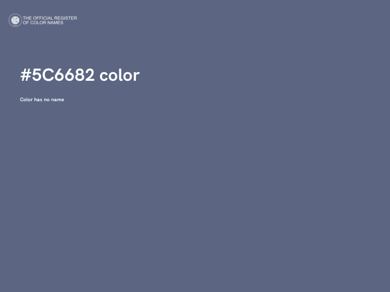 #5C6682 color image