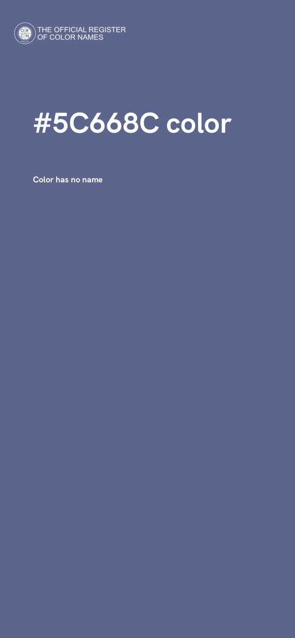 #5C668C color image