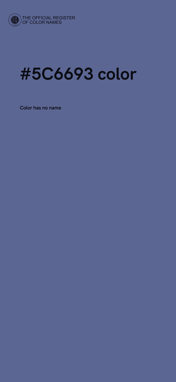 #5C6693 color image