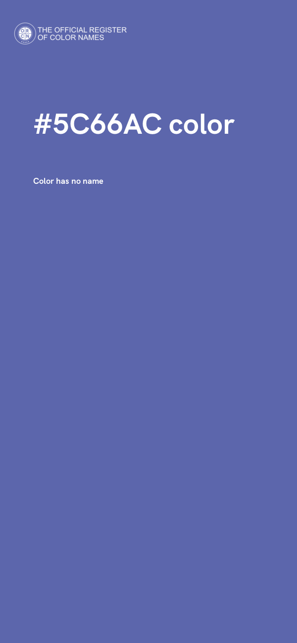 #5C66AC color image