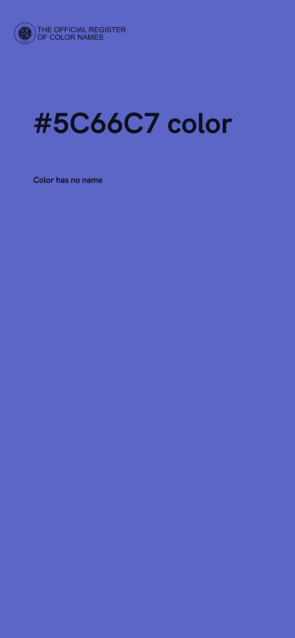#5C66C7 color image