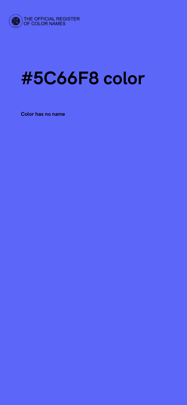 #5C66F8 color image
