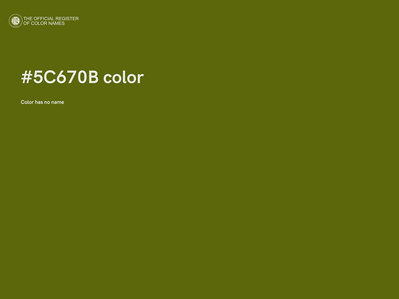 #5C670B color image