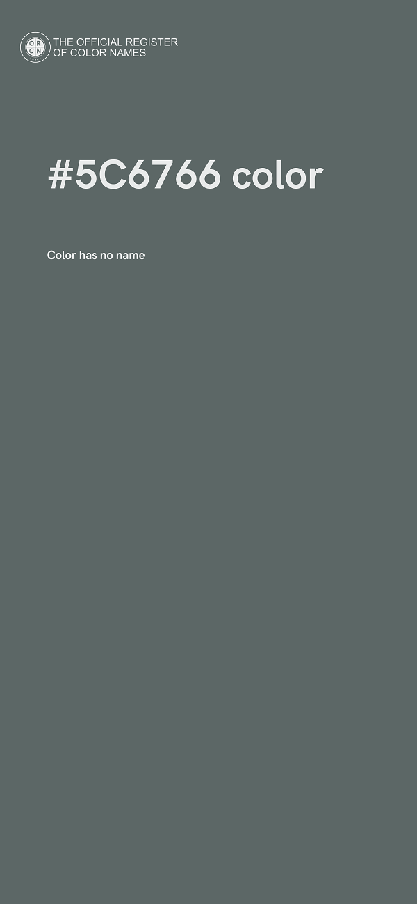 #5C6766 color image