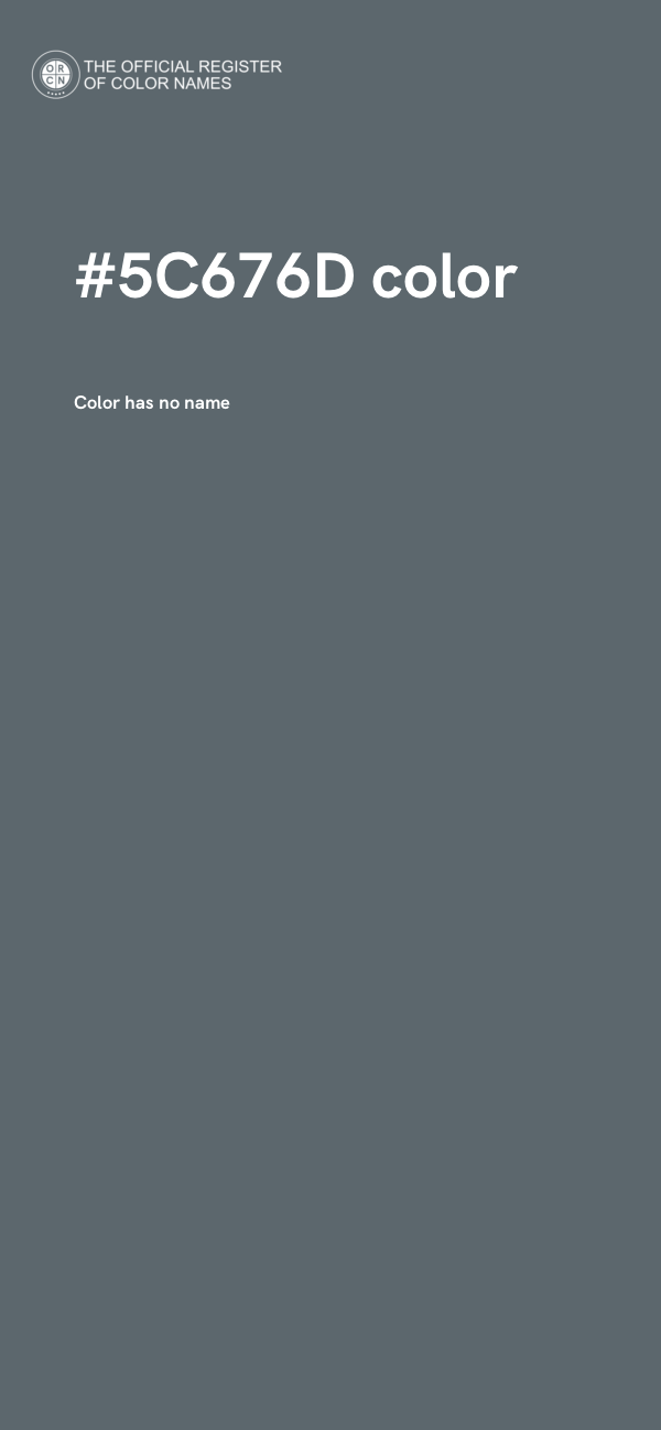 #5C676D color image