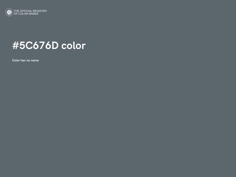 #5C676D color image