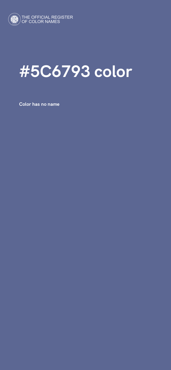 #5C6793 color image