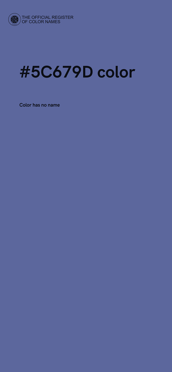 #5C679D color image