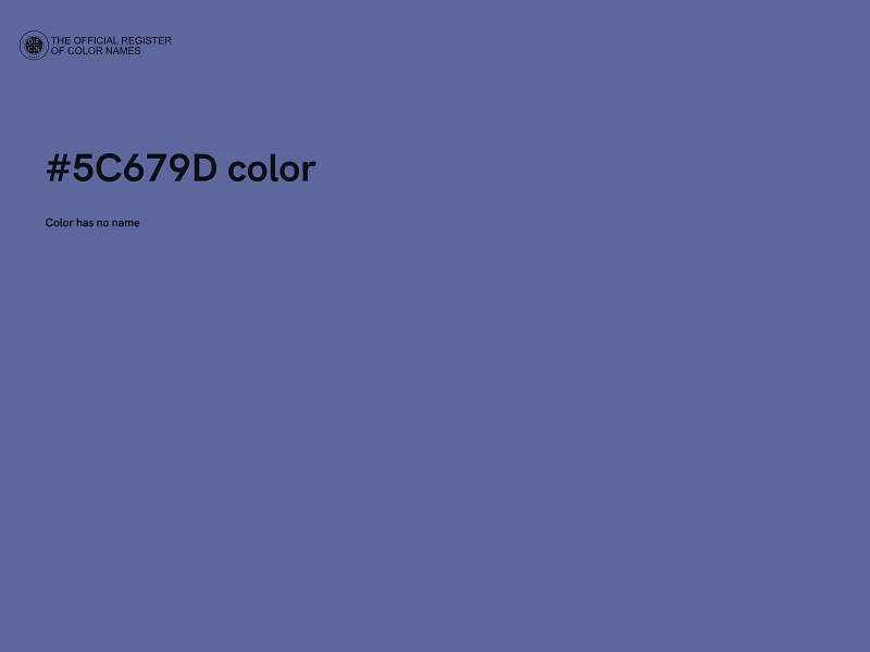 #5C679D color image