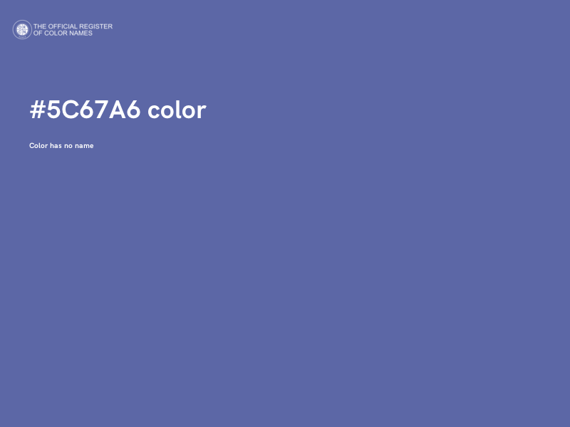 #5C67A6 color image