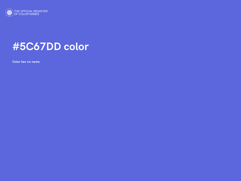 #5C67DD color image