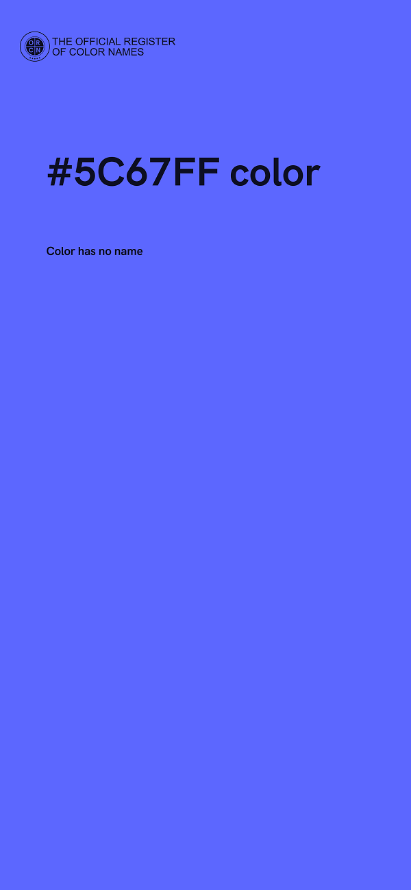 #5C67FF color image