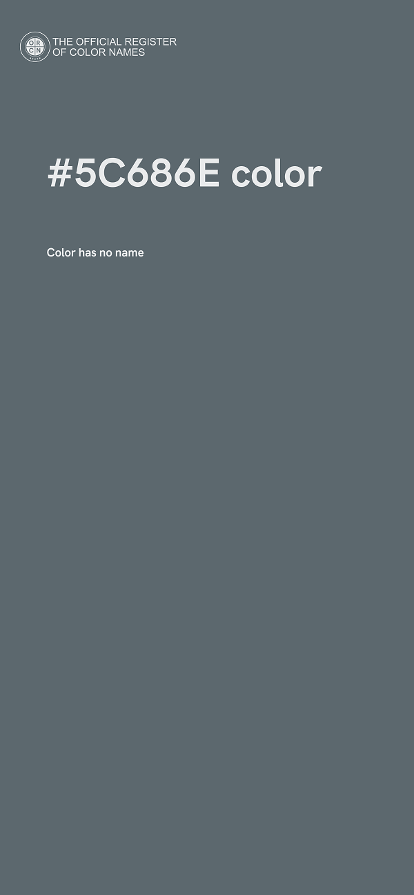 #5C686E color image