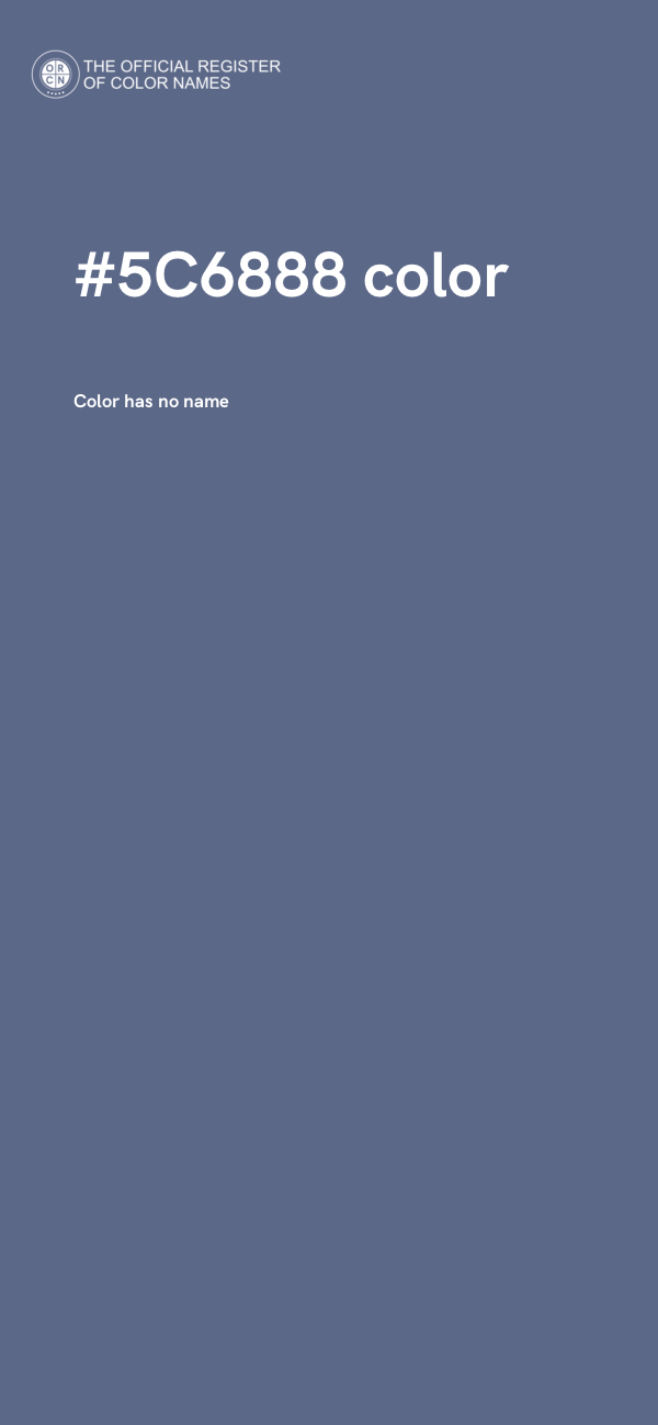#5C6888 color image