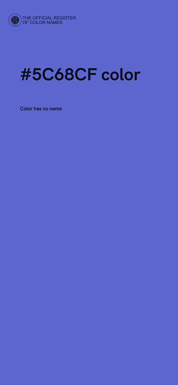 #5C68CF color image