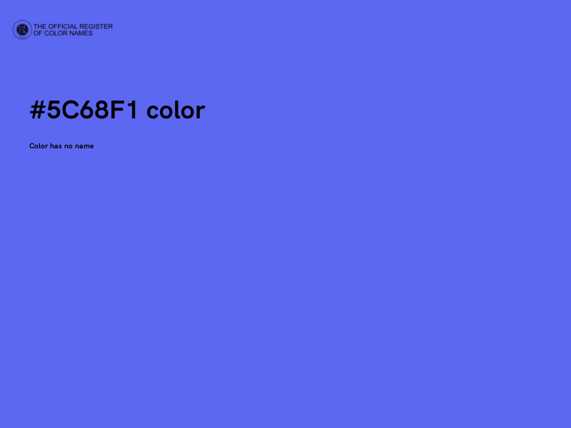#5C68F1 color image