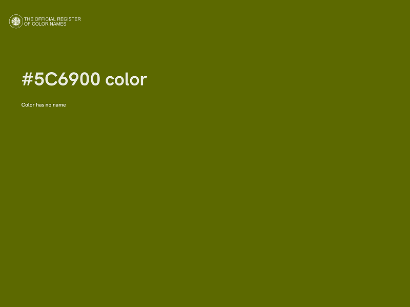 #5C6900 color image